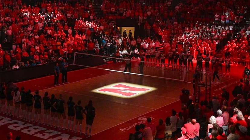 Huskers Volleyball's Baseball Night Ends With Injury Scare