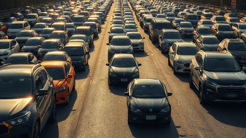Hyderabad Traffic Chaos: KBR Park One-Way Gridlock