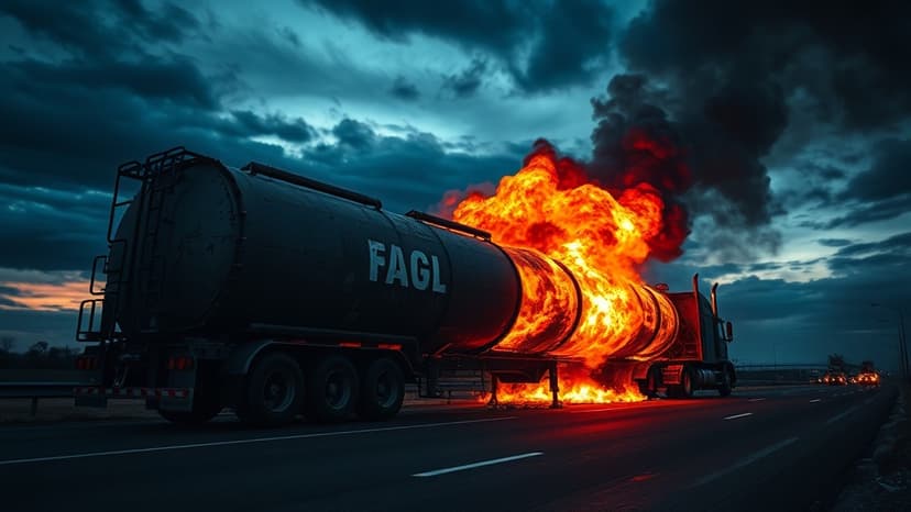 Ohio Gas Tanker Explodes on I-471, Minor Injuries Reported