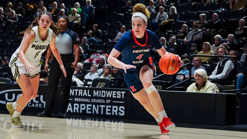 Illini Host Undefeated Terrapins in Showdown