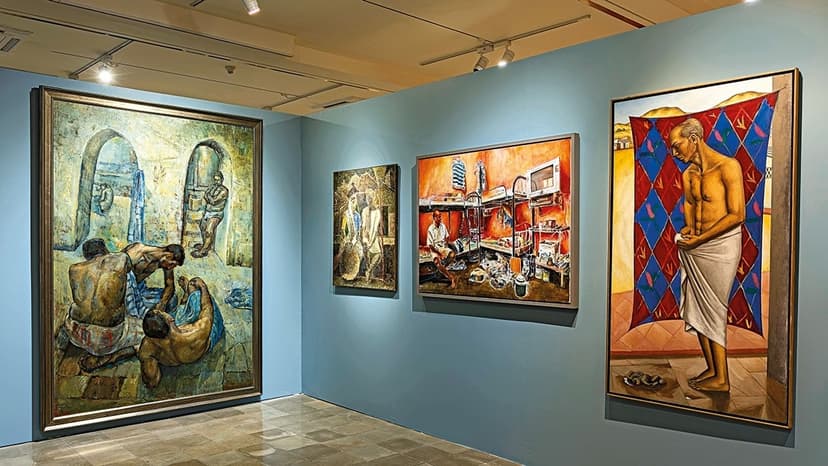 Gandhi Art Bridging India & Arab World