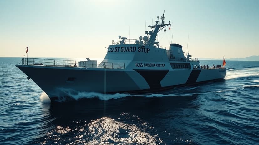 India's Coast Guard Deploys New Ship to Tackle Ocean Pollution