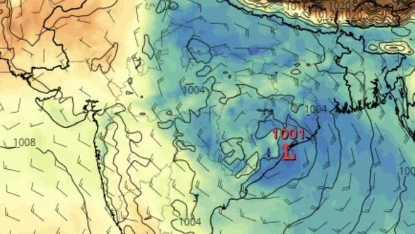 Monsoon Surprise: Low-Pressure System Aids India's Rain