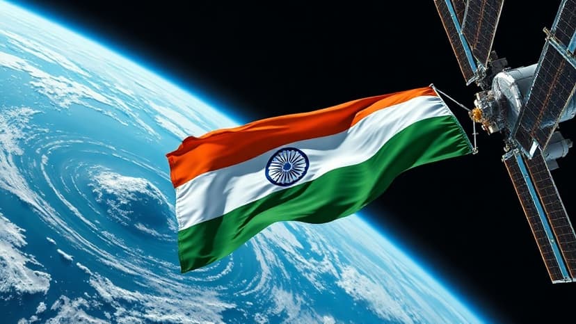 ISS Cosmonauts Salute India's Independence