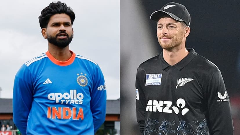 Shreyas Iyer's India faces Santner's NZ in T20 clash