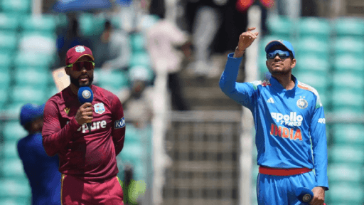 India Battles West Indies: Toss Decision Sparks Guwahati ODI