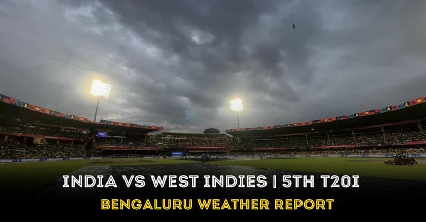 Bengaluru Rain Threatens India vs WI T20 Series Decider
