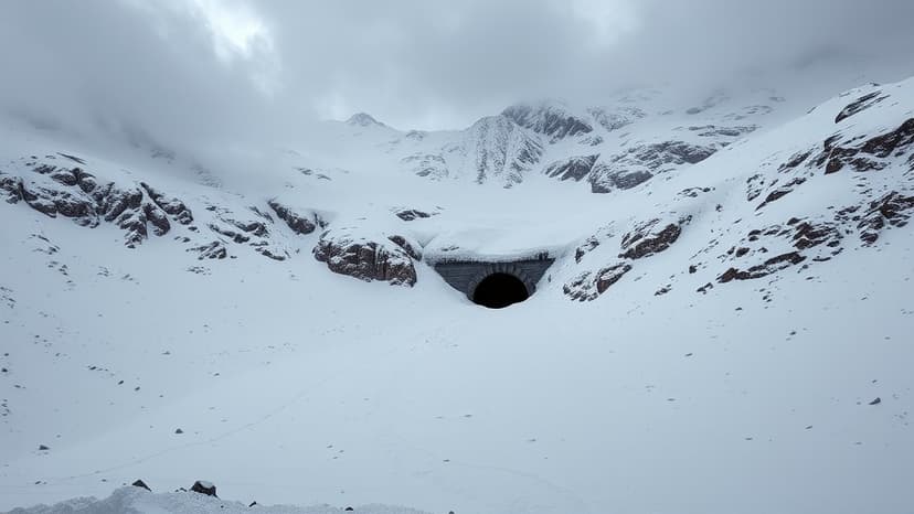 April Snowfall Grips India's Mountain Ranges