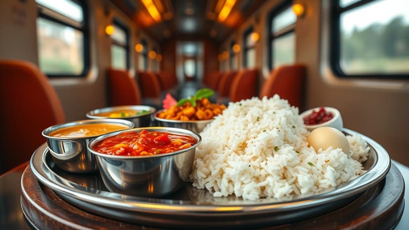 Traveler Wowed by Indian Train Food Feast
