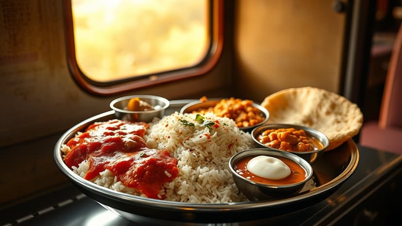 Traveler Shocked by Extravagant Indian Train Meal