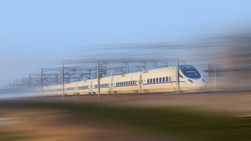 India's First High-Speed Train Test Track Nears Completion