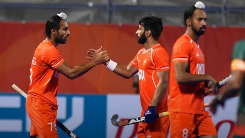India Dominates Bangladesh 10-0 in Asian Games Hockey