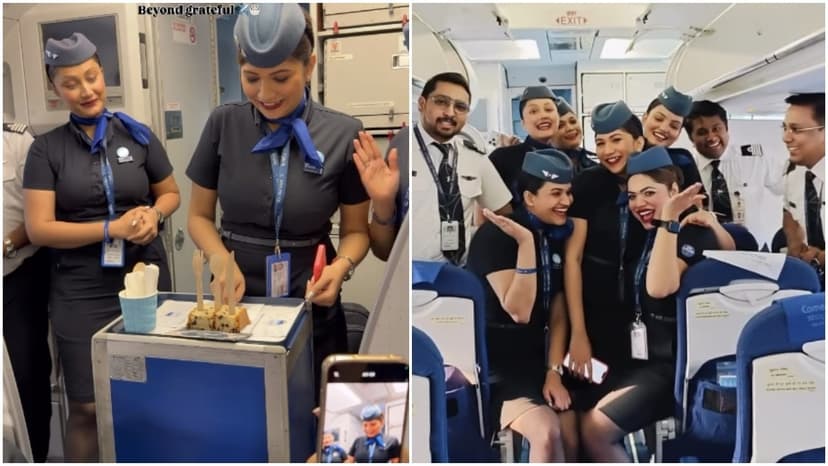 Mid-Air Birthday Surprise: IndiGo Crew's Heartwarming Gesture