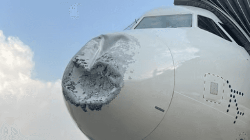 Lightning Strikes IndiGo Flight, Nose Damaged