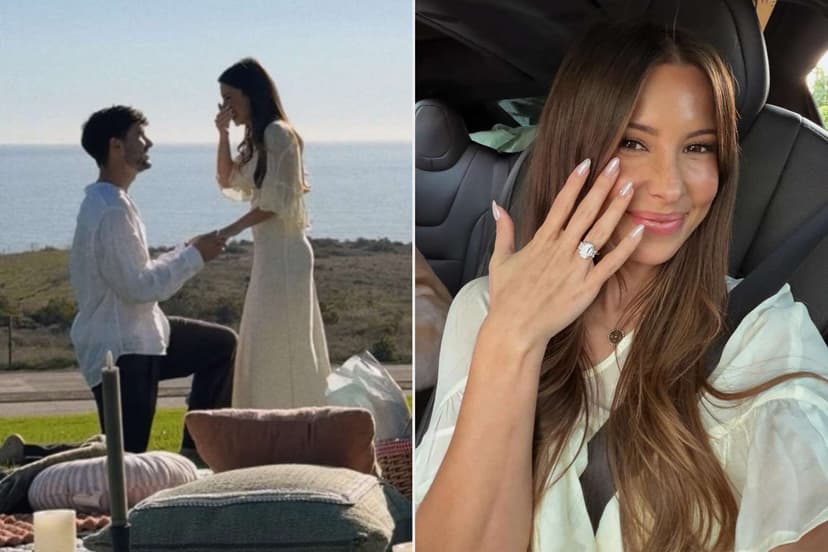 Influencer Couple's Surprise Engagement Amidst Romantic Picnic