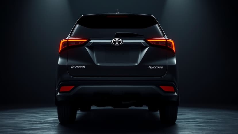 Toyota Innova Hycross Facelift: Bigger Screen Spotted