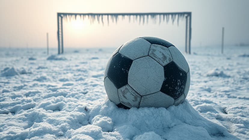 Inter Milan braves Arctic chill for European clash