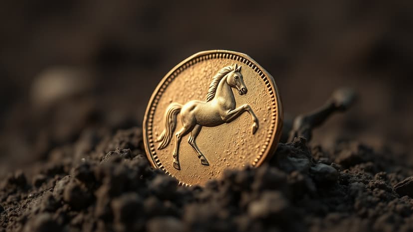 Actor's First Metal Detect Find: Iron Age Gold Coin!