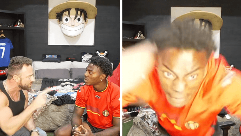 IShowSpeed Slammed Through Setup by L.A. Knight!