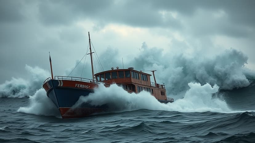 Ferry Sailings Disrupted by Strong Winds
