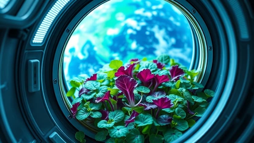 ISS Astronauts Grow Veggies in Space!