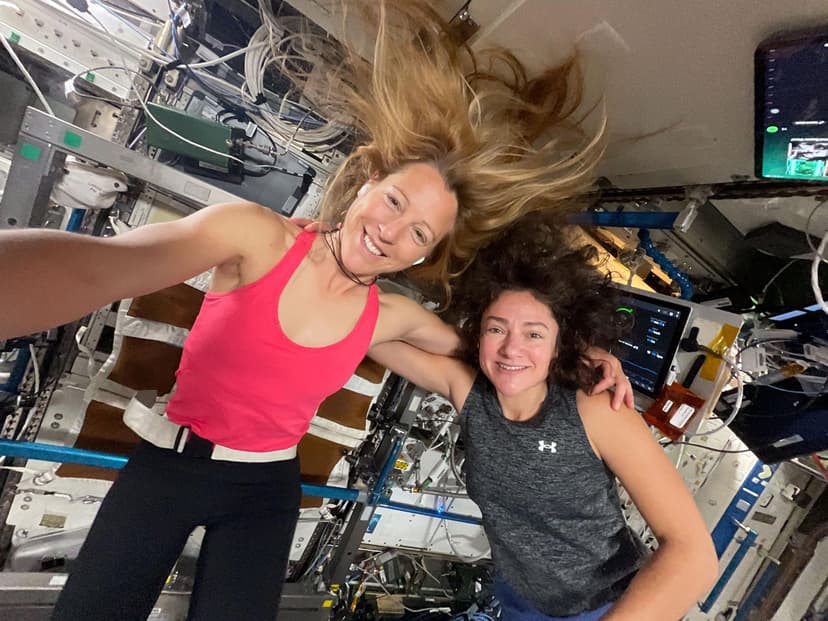 ISS Crew Tackles Spacesuit Repairs & New Exercise Gear
