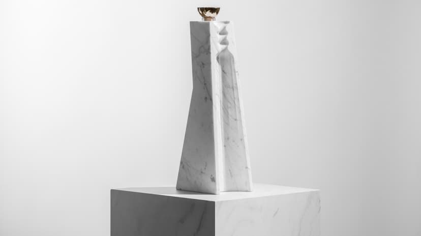 Tequila Bottle Crafted from Italian Marble