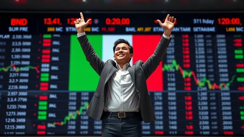Italy Stocks Hit Record High on Monday