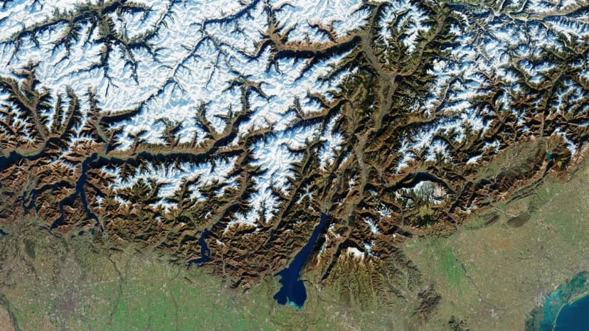 Olympics Shine from Space: Italy's Winter Games