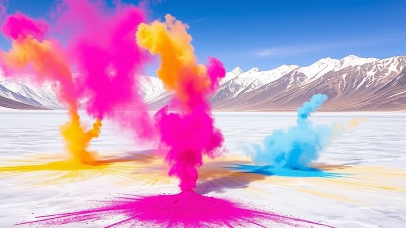 Holi on Frozen Pangong: ITBP & Locals Unite