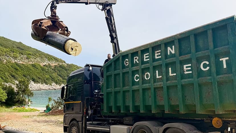 Ithaca's Seas Choked by Abandoned Fish Farm Debris