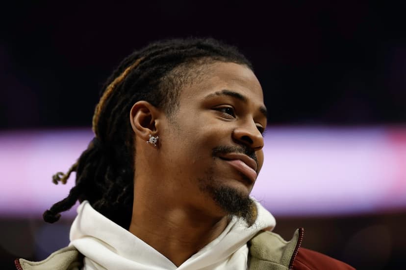 Ja Morant Sighted at NBA Playoffs Game