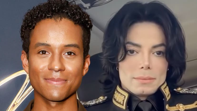MJ Impersonator Meets Michael Jackson Biopic Star!