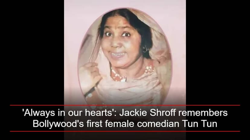 Jackie Shroff Honors Bollywood's First Female Comedian, Tun Tun