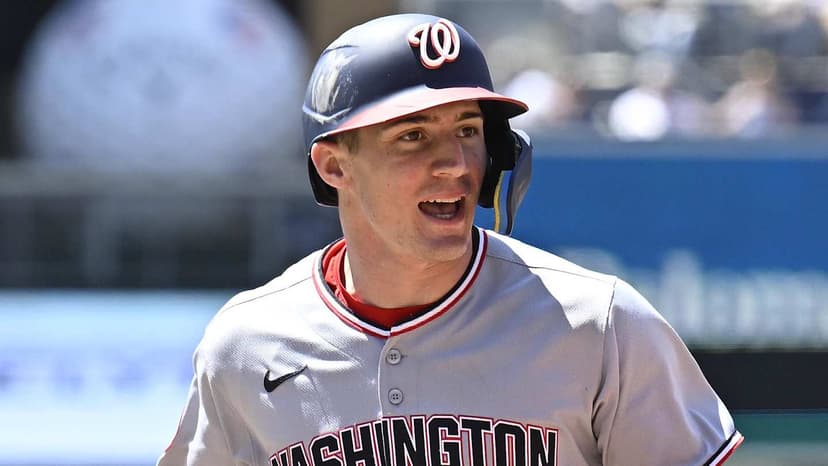 Nationals Center Fielder Back Swinging, Eyes Opener