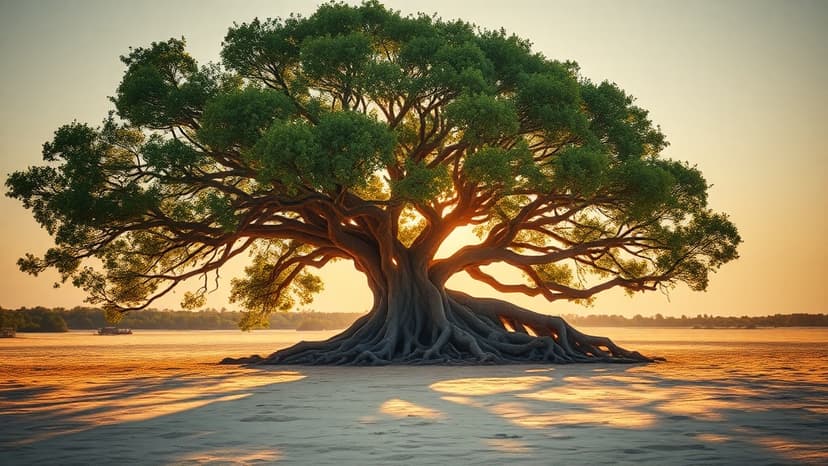 Man Grows Forest From Barren Sandbar