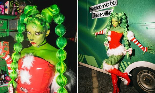 Jade Thirlwall's Grinch Transformation Steals the Show