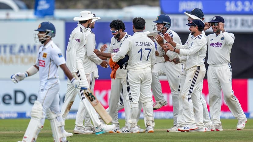Jadeja Takes 350 Wickets as Sri Lanka Fights Back
