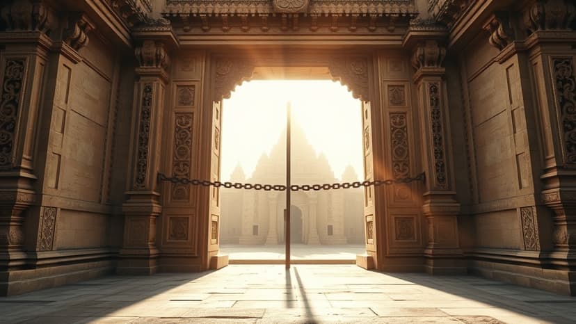 Temple Gate Shut: Priests Protest Alleged Police Misconduct