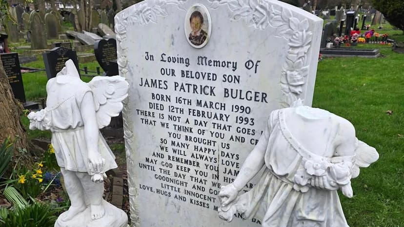 James Bulger grave items found after vandalism