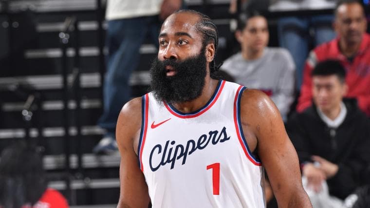 Harden's Status Uncertain for Clippers vs. Warriors