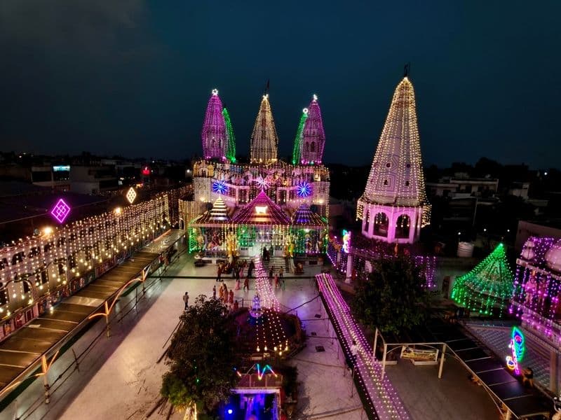 City Decks Halls for Lord Krishna's Grand Arrival