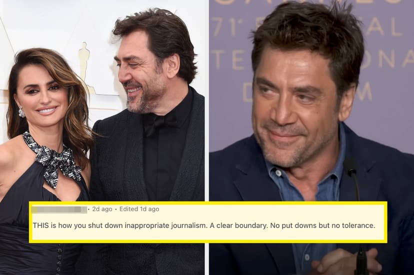 Bardem Shuts Down Sexist Reporter's Question