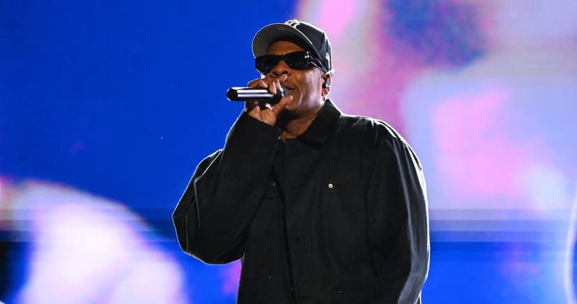 Jay-Z Takes Super Bowl Halftime Stage