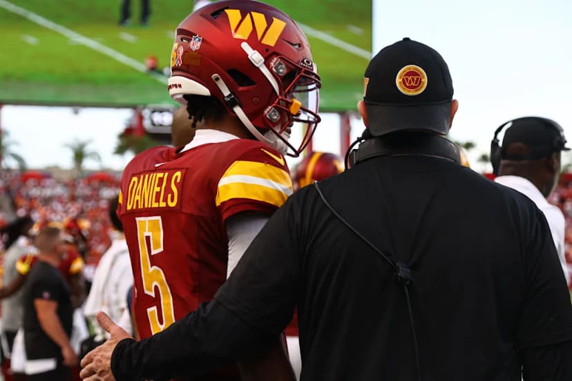 Daniels Embraces Huddle, New Era for Commanders Offense
