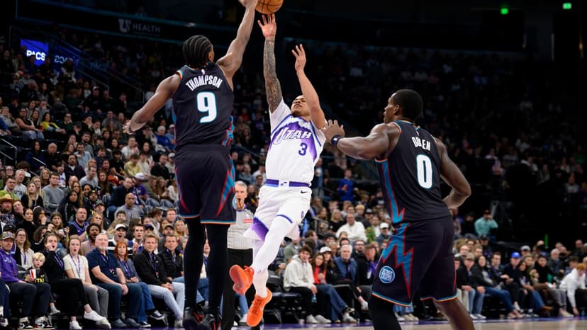 George's Late Heroics Seal Jazz Victory Over Pistons