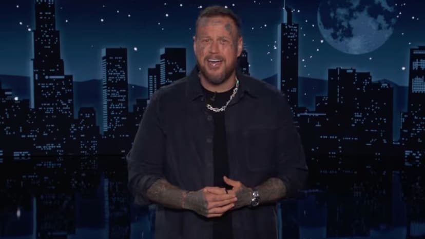 Jelly Roll Stuns with Trump Jokes on Kimmel Live