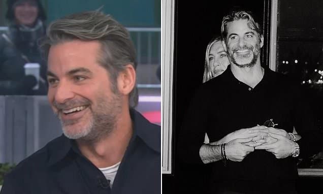 Aniston's beau blushes on live TV!