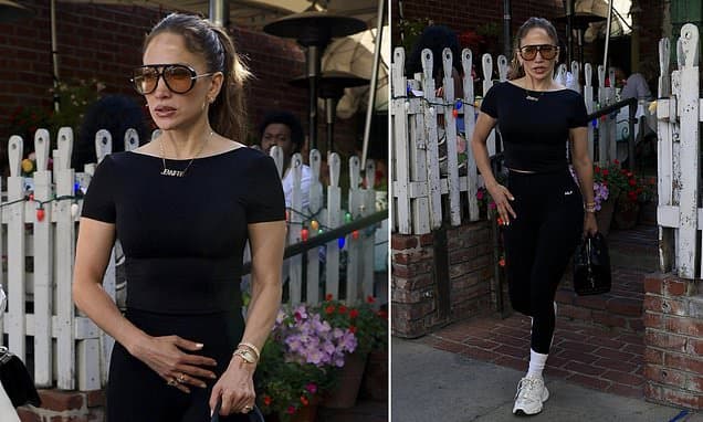 J.Lo Stuns in Athleisure After Coachella Surprise