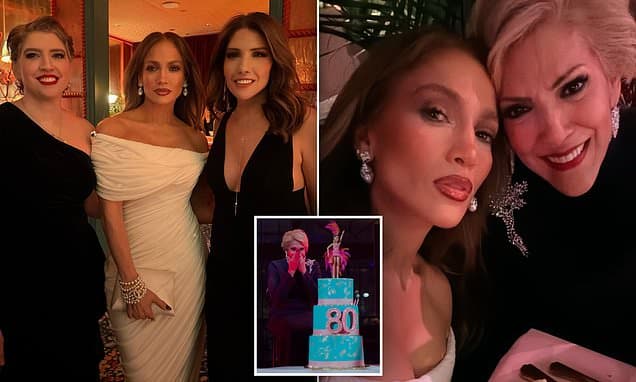 J.Lo's Mom Turns 80 in Vegas Extravaganza!
